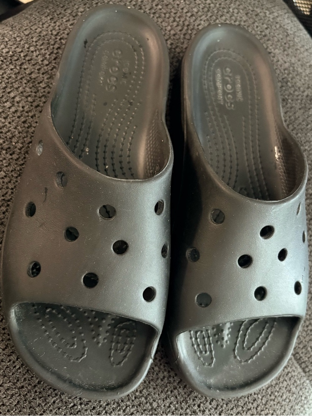 Iconic CROCS comfort Black Classic Slide Sandals